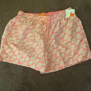NWT Happy Hour Pink Swim Trunks